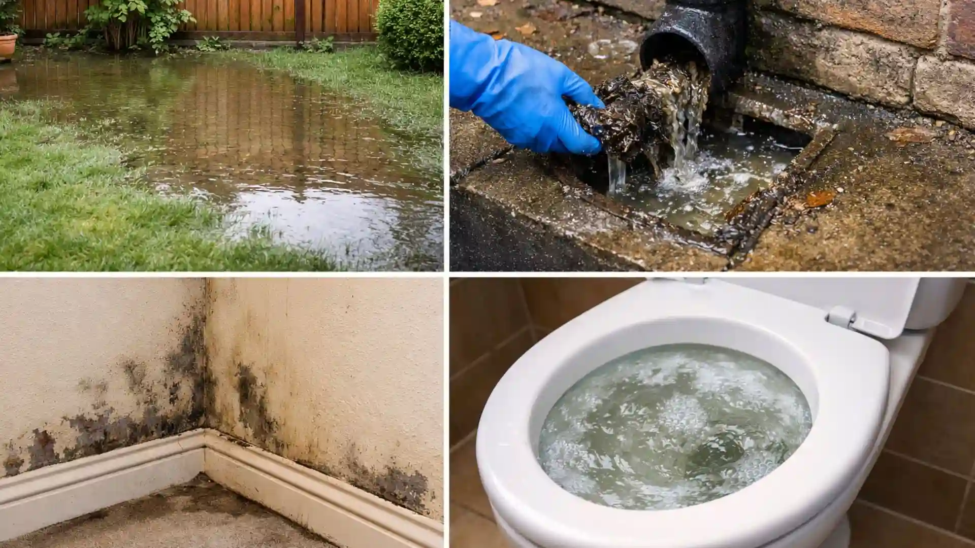 Common UK drainage problems