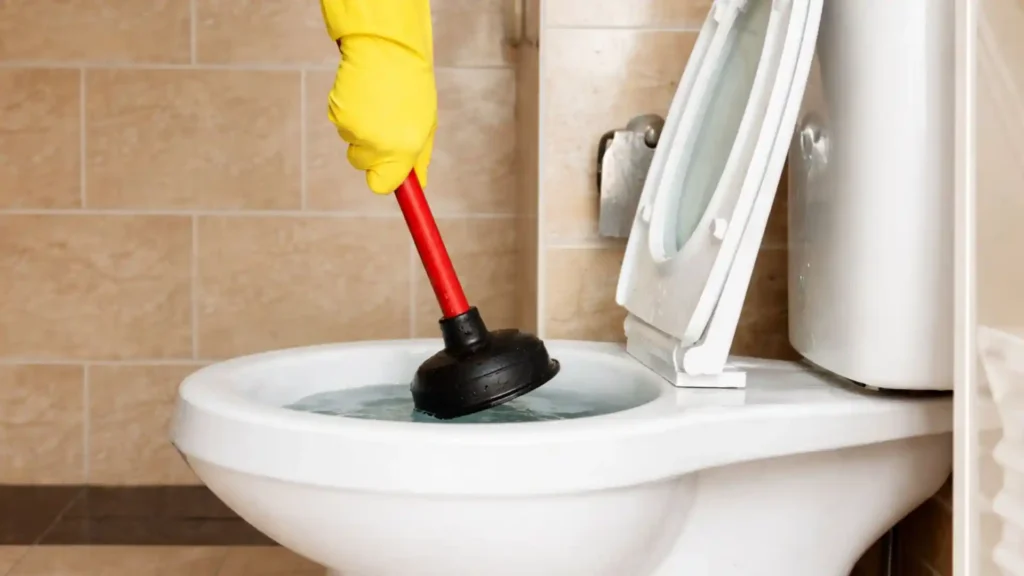 Emergency toilet blockage repair