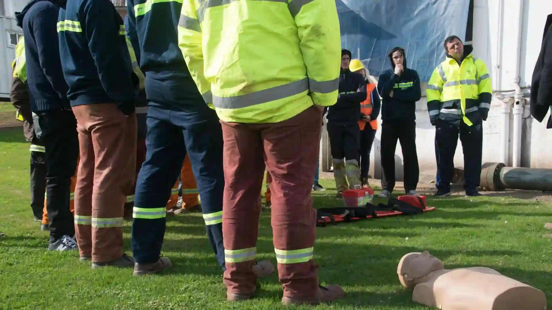 Emergency drainage support work