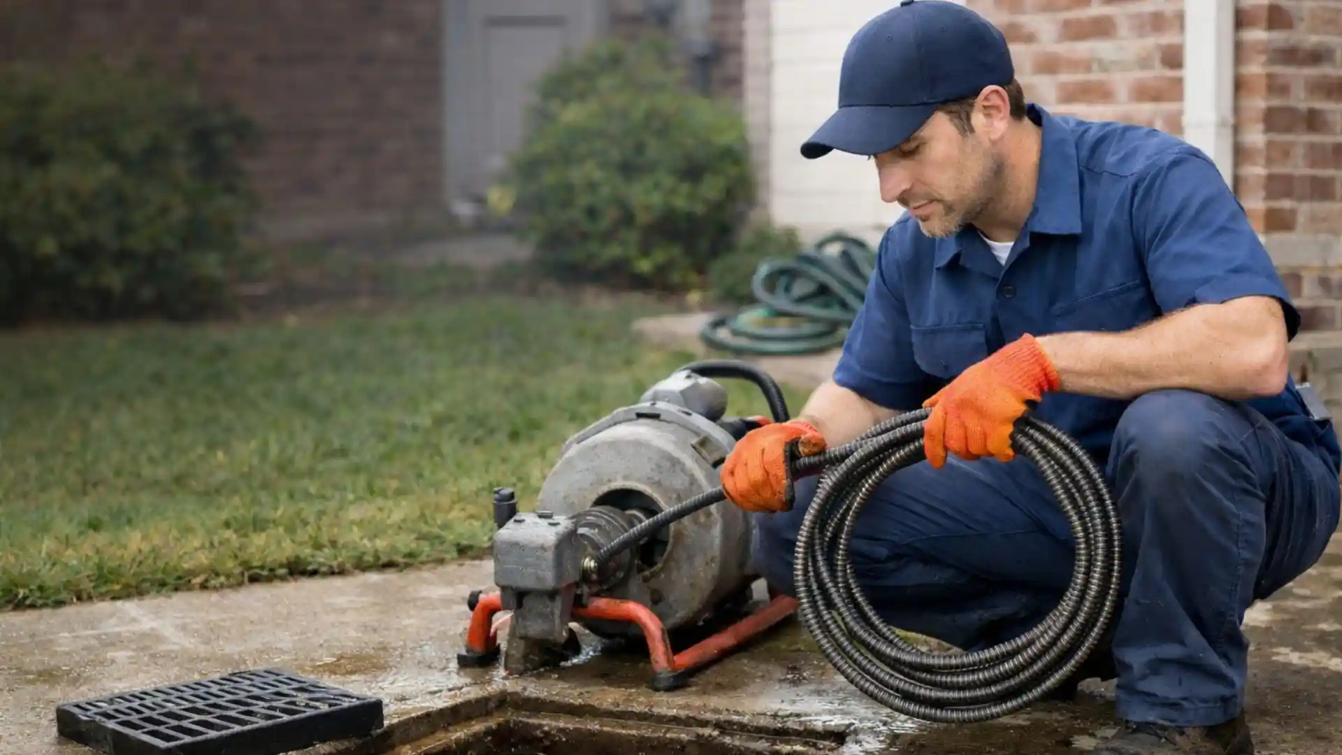 Professional drain inspection service