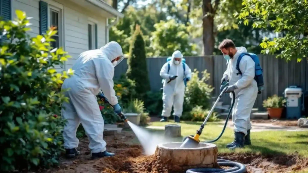 Persistent sewage smell