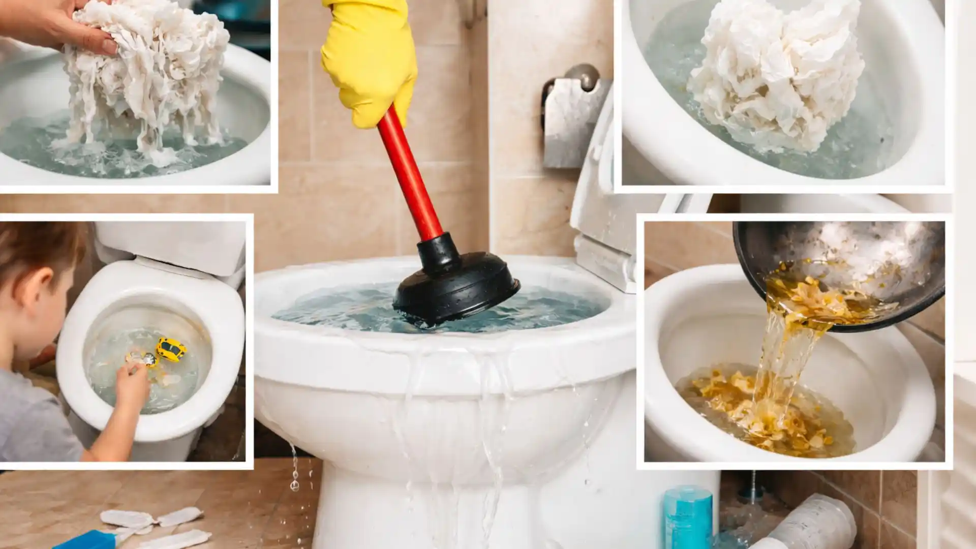 Toilet blockage causes