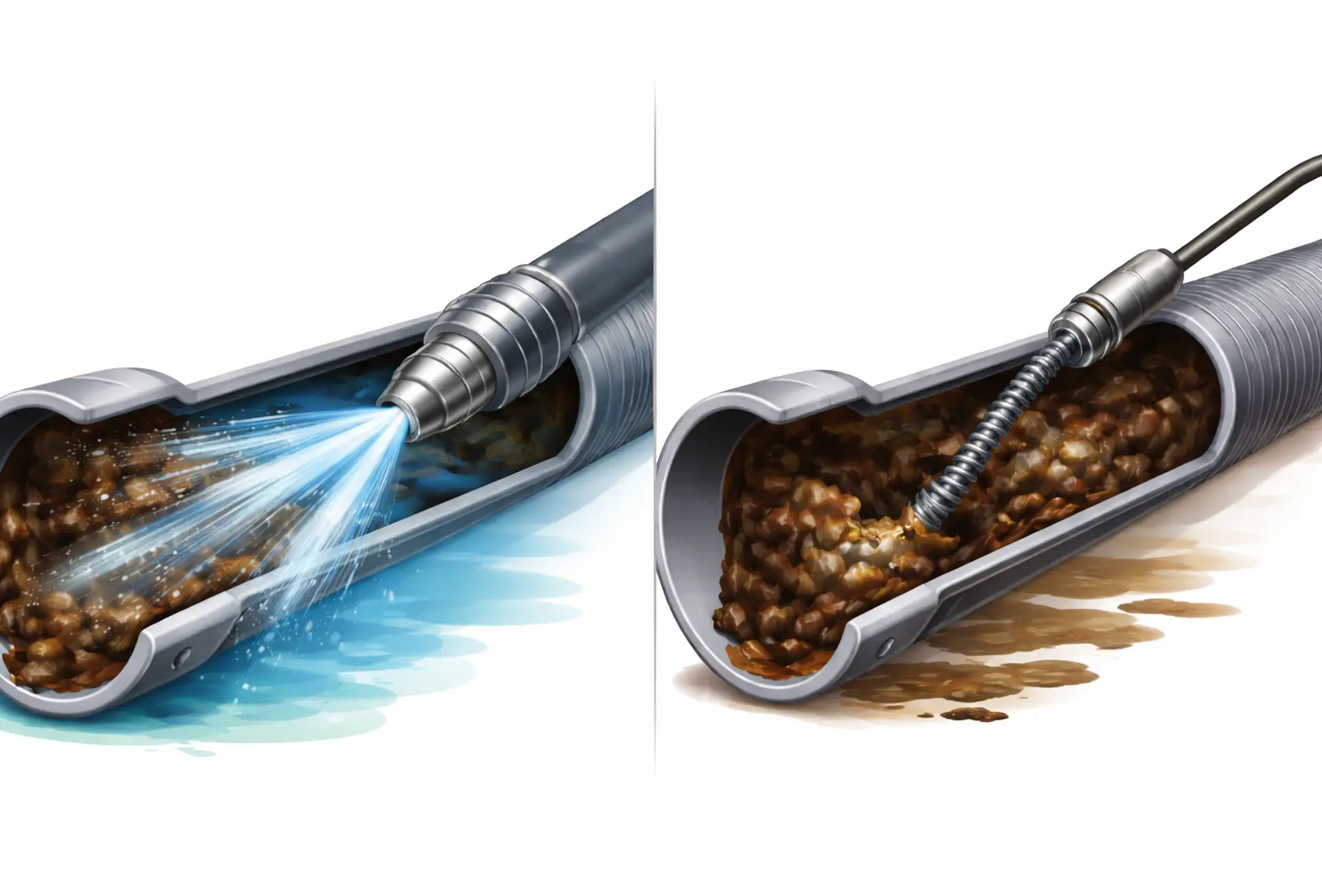 Difference between jetting and basic clearing