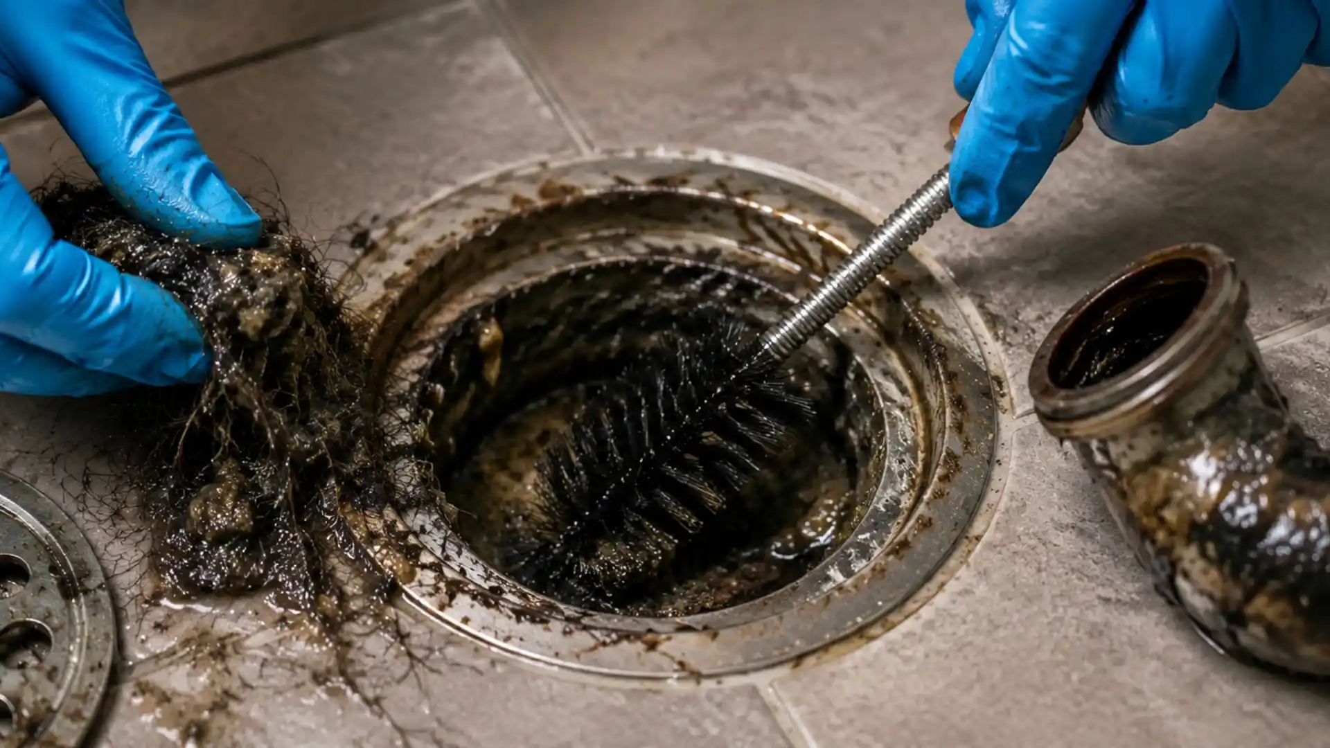 Remove visible sludge and buildup properly