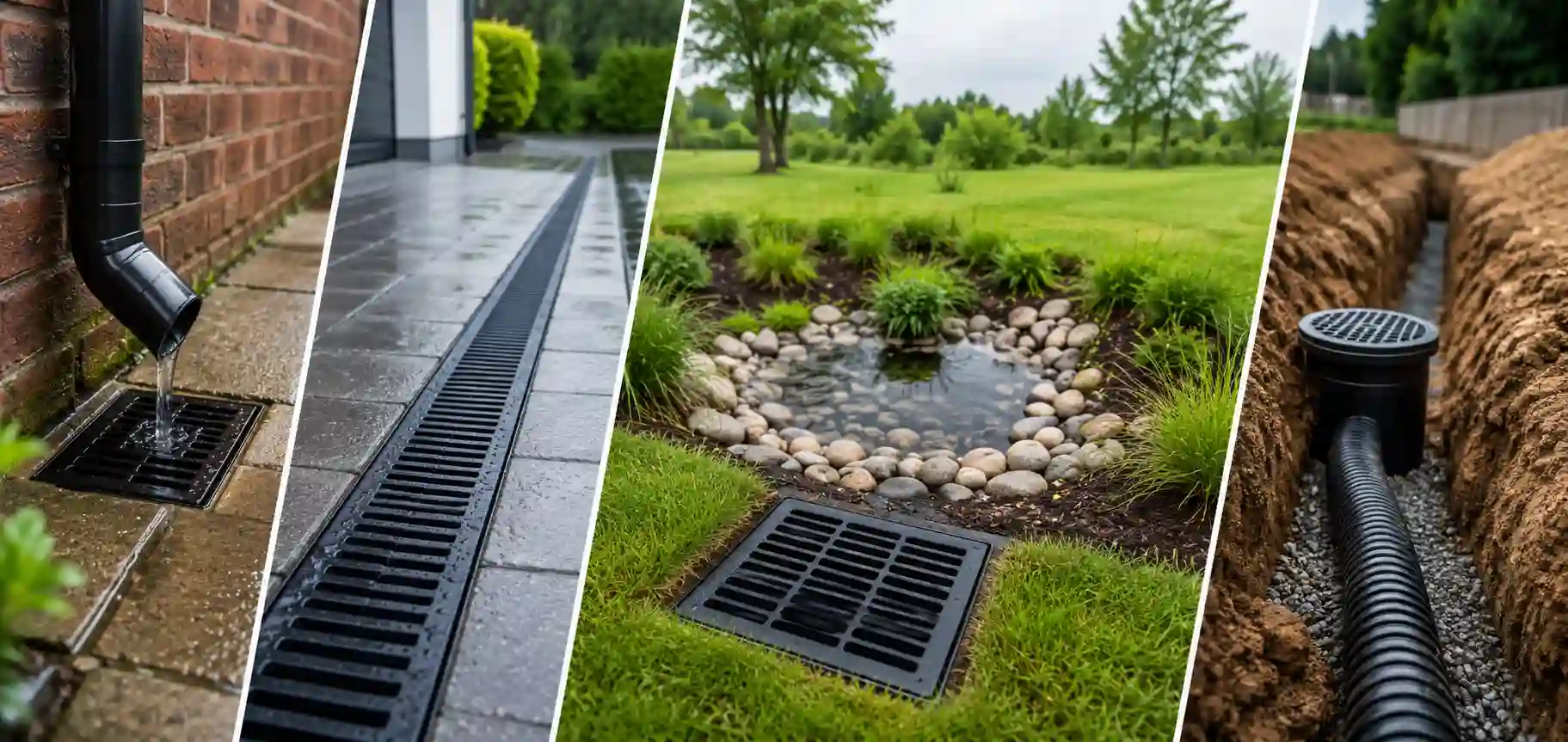 Drainage engineers handling multiple drain and pipe issues