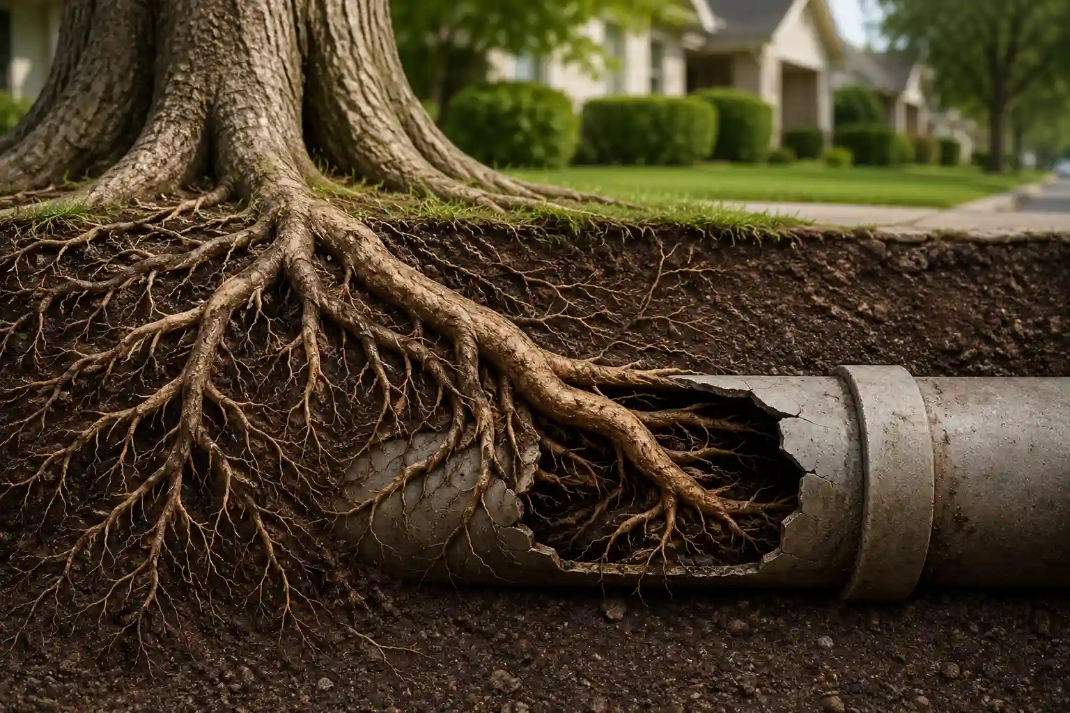 Who Is Responsible for Tree Root Damage to Drains