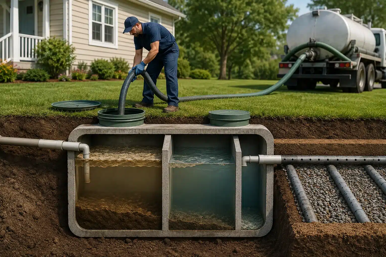 Why septic tanks need regular attention