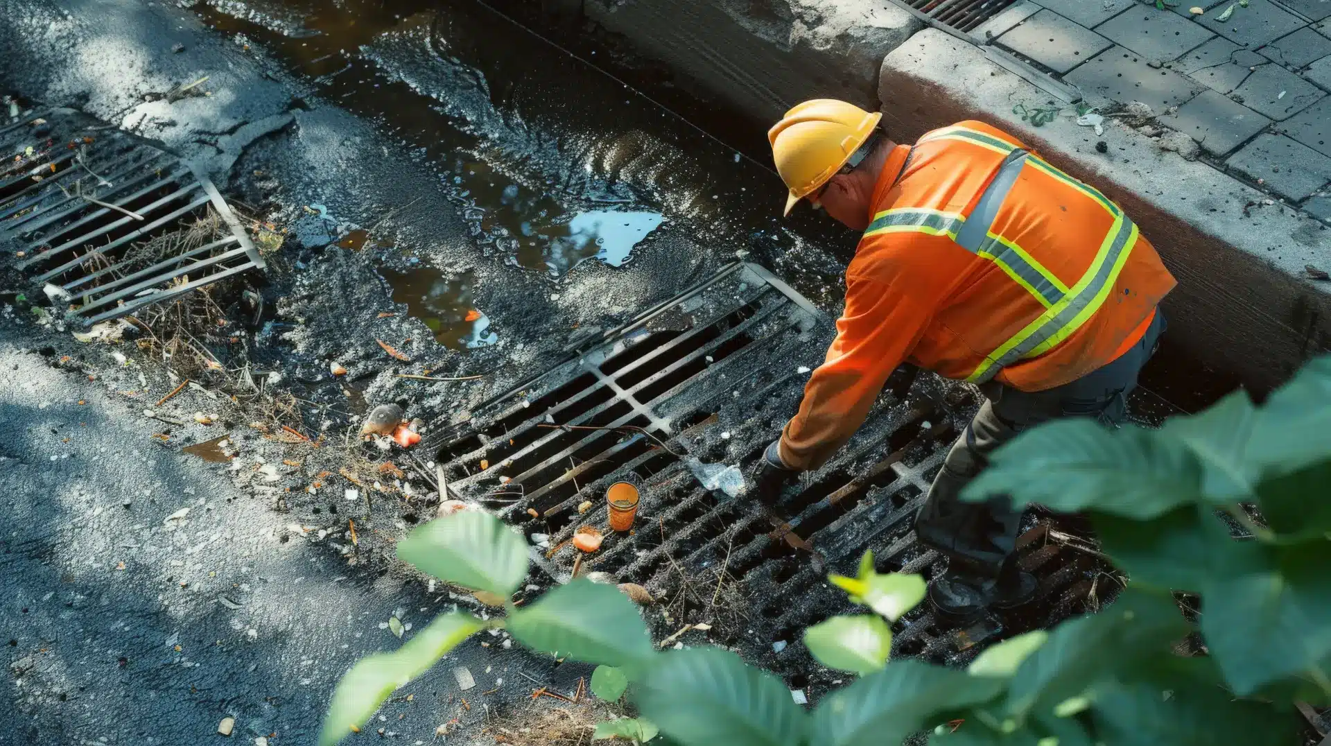patch liner drain