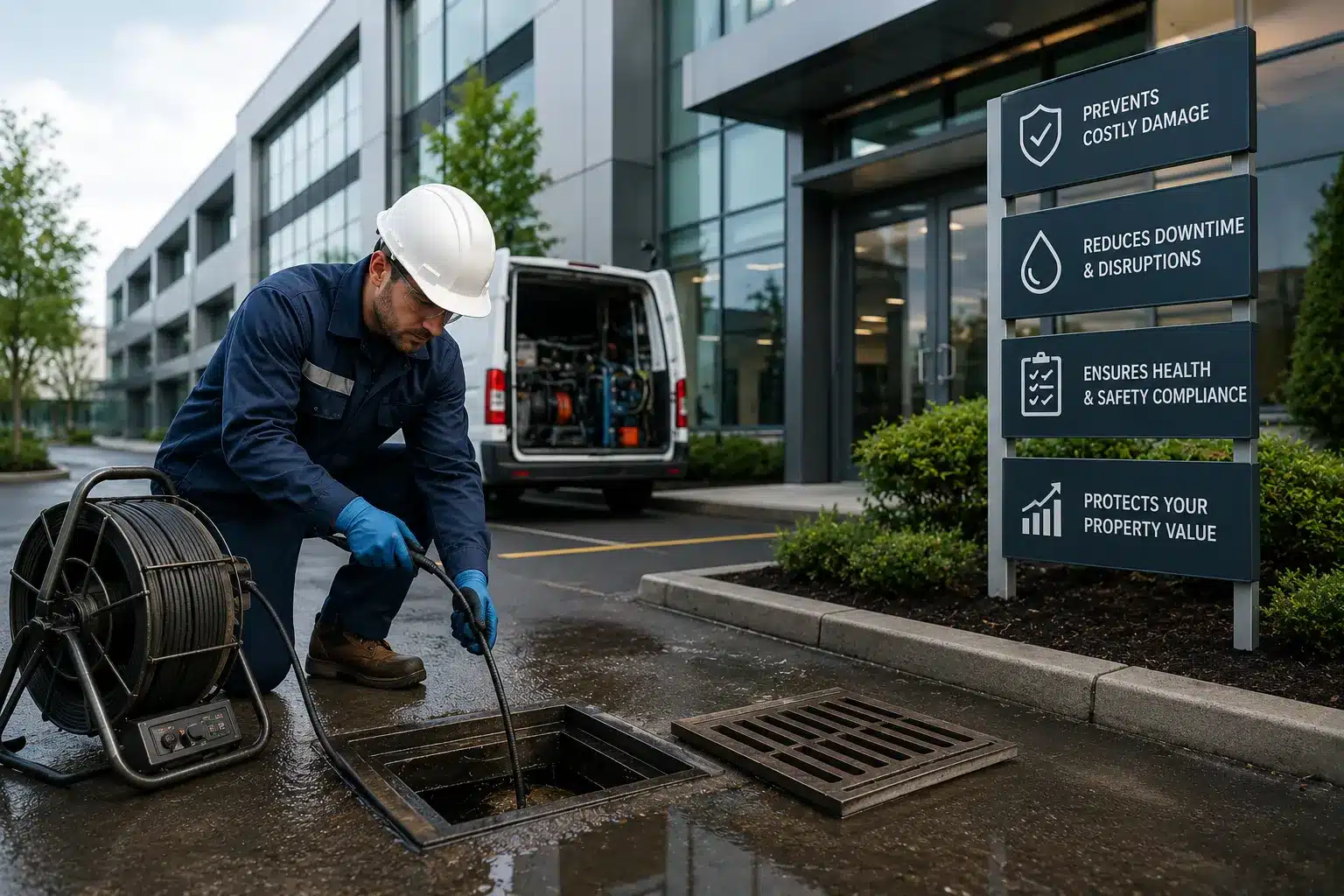 How Commercial Properties Benefit from Professional Drainage Care