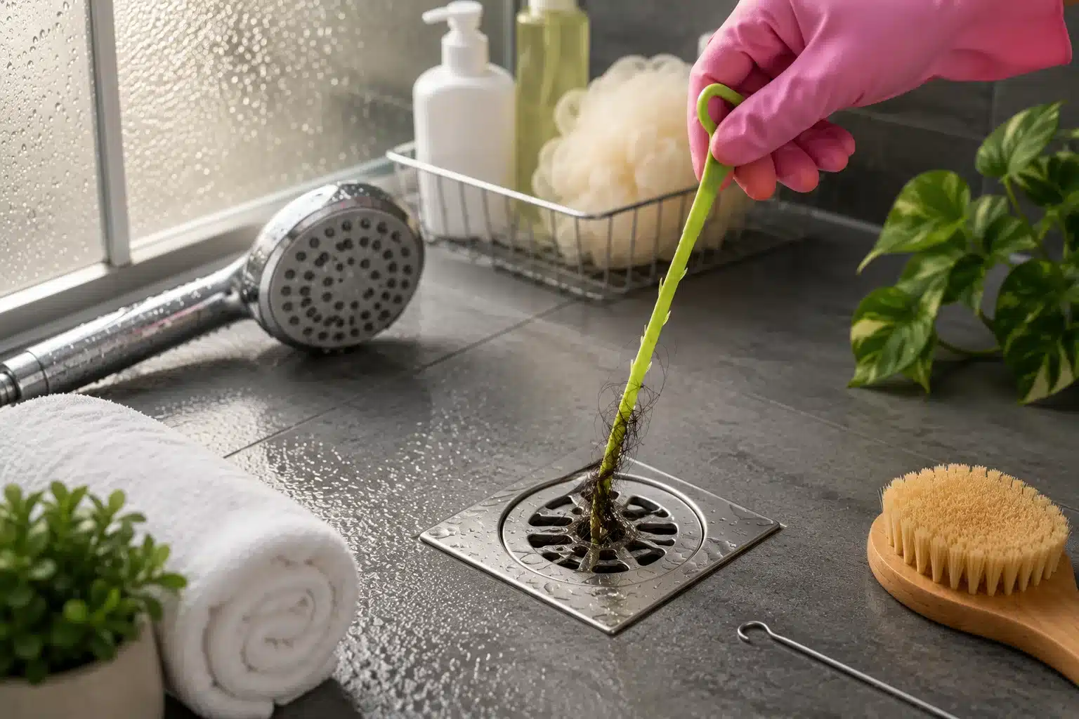 What's the Right Way to Remove Hair Clogs from a Shower Drain