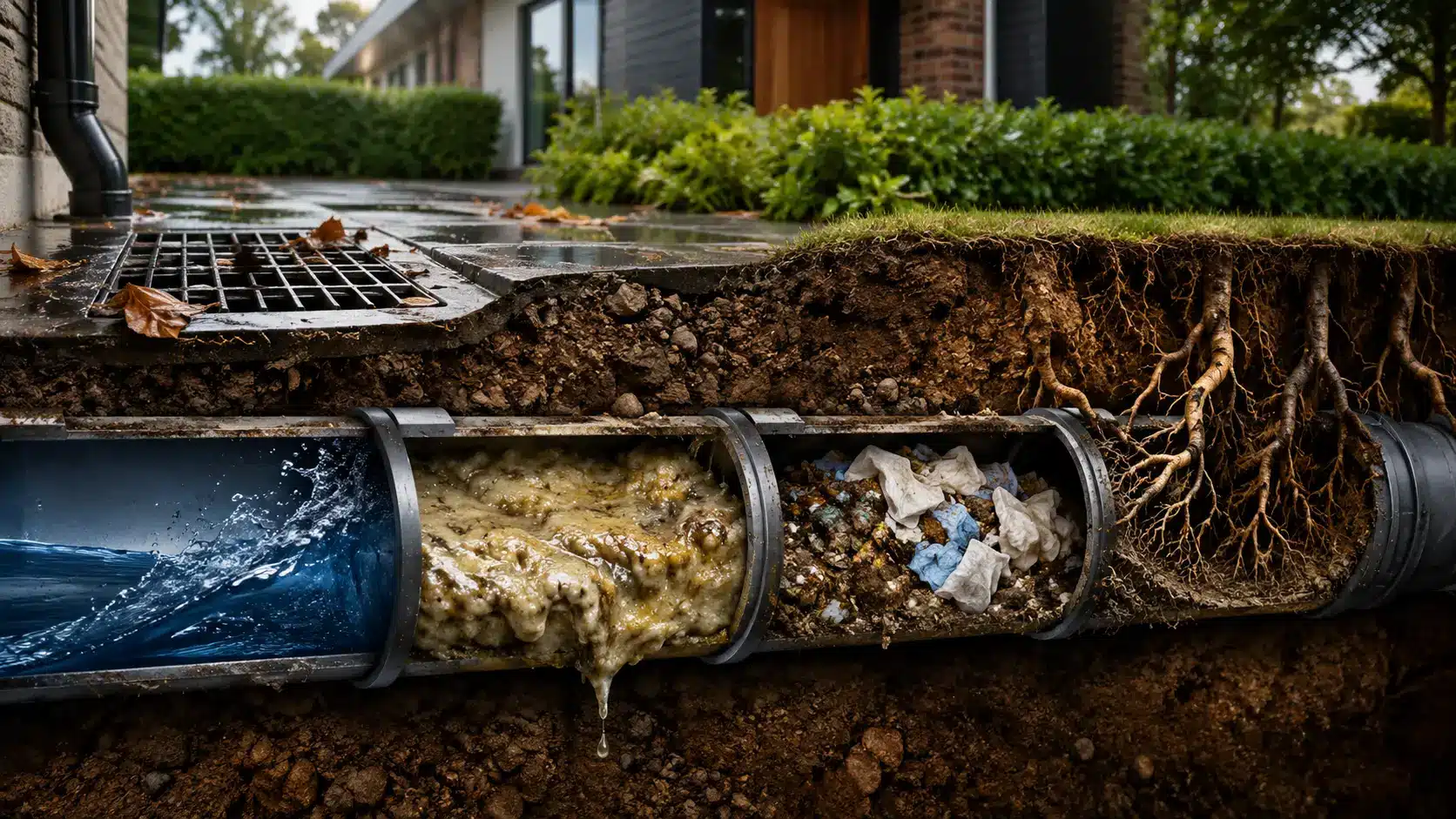 Why do drains become blocked in the first place