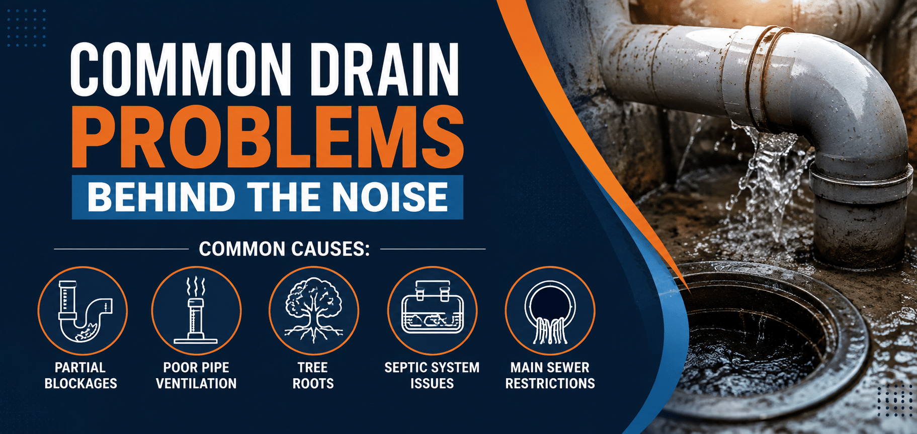 Common Drain Problems Behind the Noise