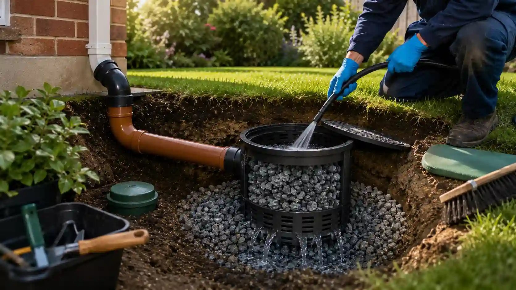 Maintain a Soakaway Drainage System