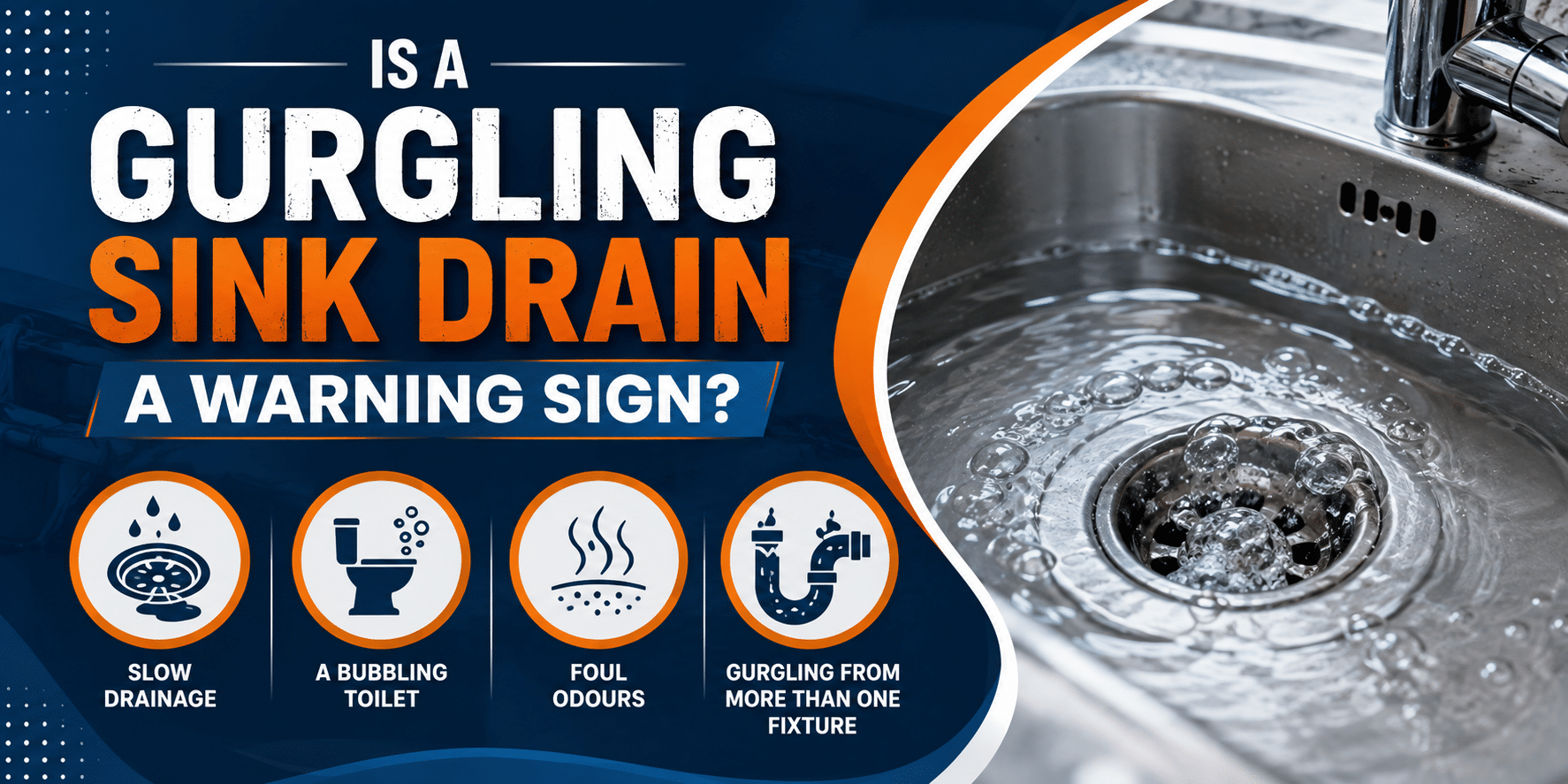 Is a Gurgling Sink Drain a Warning Sign?