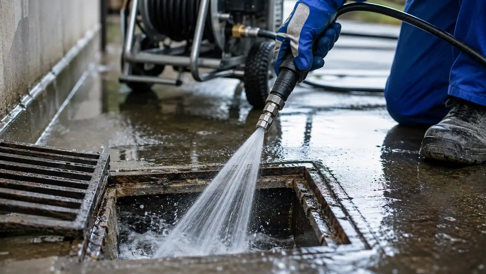 What is blocked drain jetting
