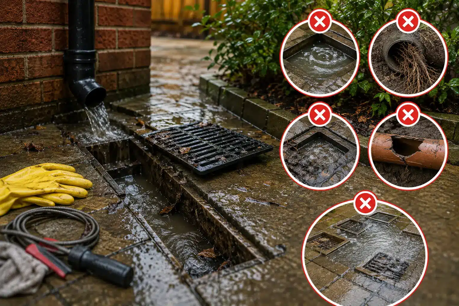 When should you avoid DIY drain clearing