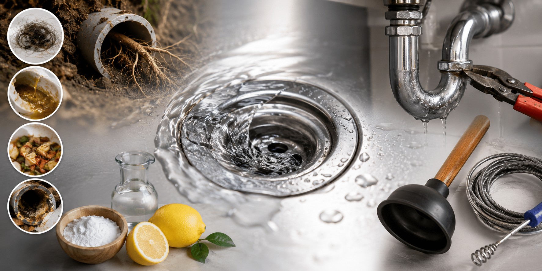 Why Is My Drain Draining Slowly? Causes, Fixes & Prevention