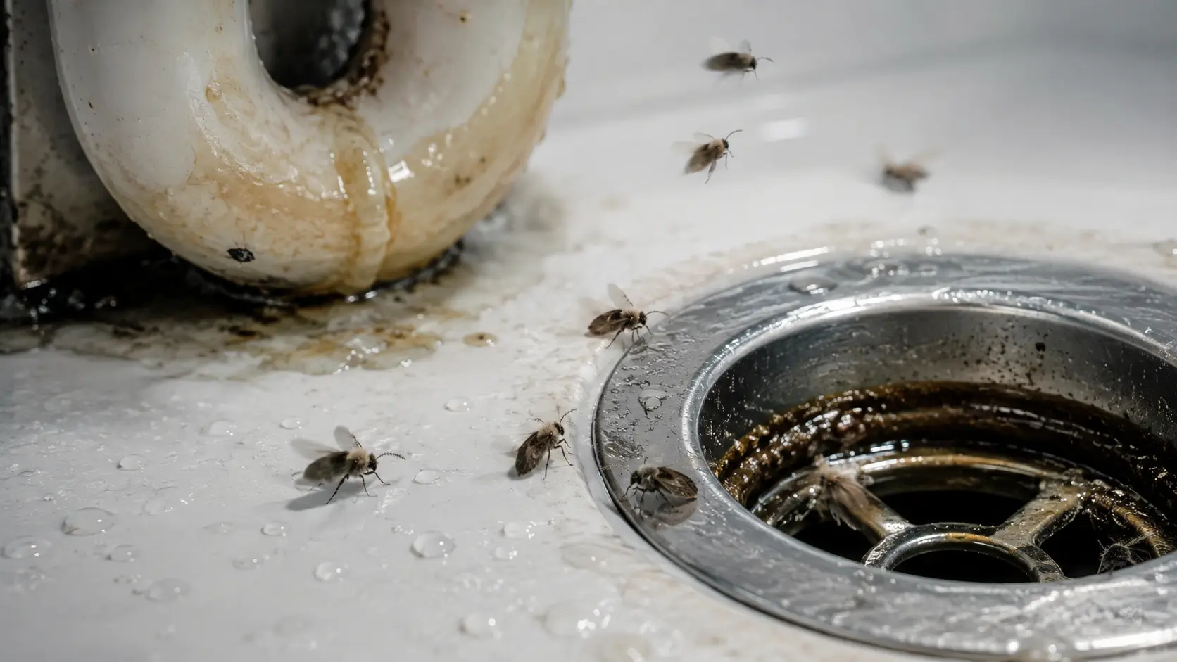Why do drain flies keep coming back