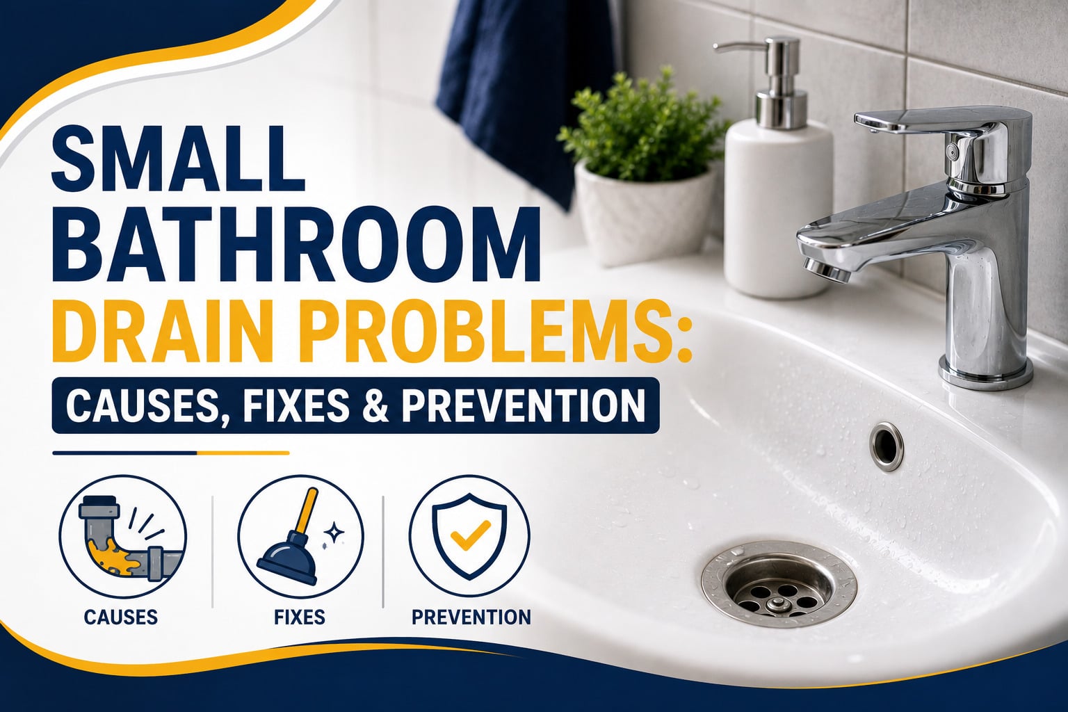 Small Bathroom Drain Problems