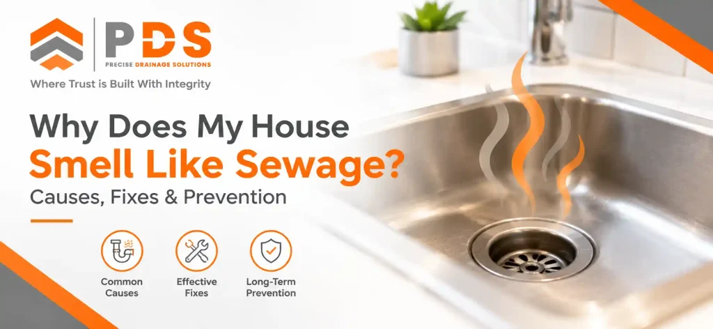 Why Does My House Smell Like Sewage? Causes, Fixes & Prevention